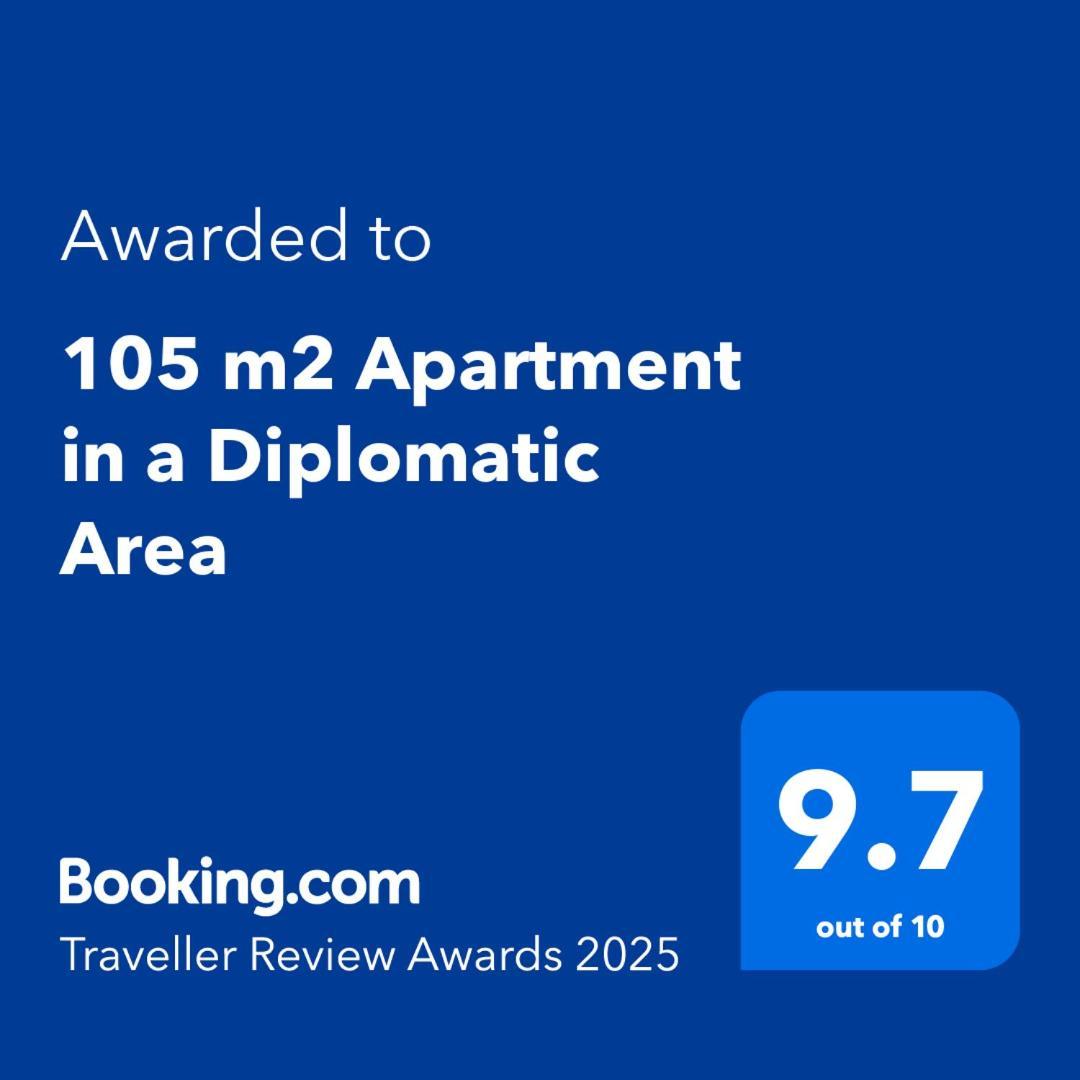 100 M2 Apartment In The Diplomatic Area Belgrado Exterior foto